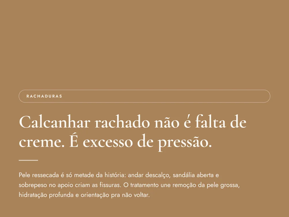 Calcanhar rachado: por que o creme sozinho não resolve