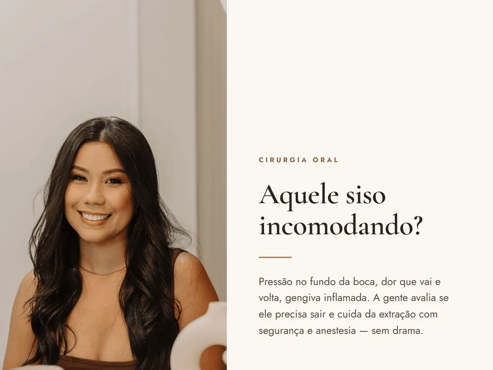 Siso incomodando: quando precisa tirar e como é a extração